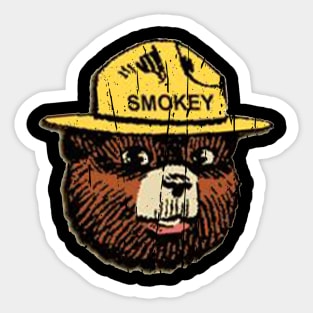 SMOKEY THE BEAR Sticker